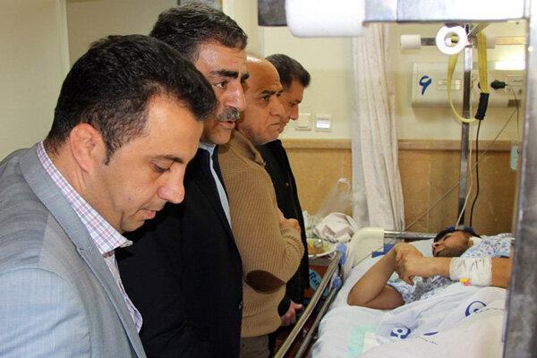مسئولان فدراسیون کشتی از میثم زارع عیادت کردند مسئولان فدراسیون کشتی از میثم زارع عیادت کردند