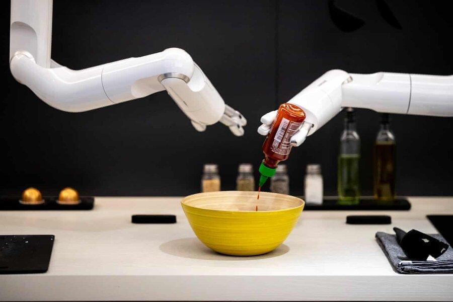 عکس روز ، آشپزی ربات هوشمند سامسونگ