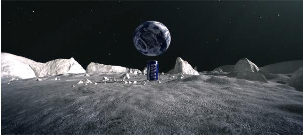 تبلیغات در ماه با نصب اولین بیلبورد