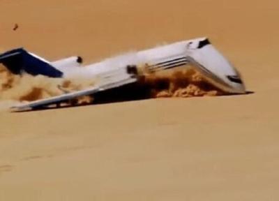 سقوط عمدی و باورنکردنی هواپیمای مسافربری در صحرا