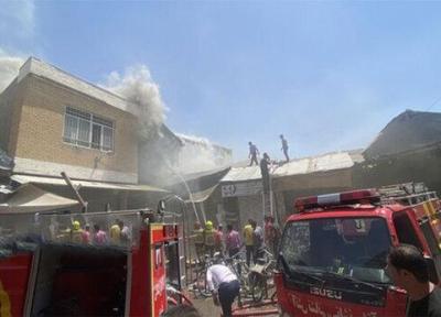 ببینید ، آتش سوزی آپارتمان 36 واحدی در قزوین ؛ 20 نفر مصدوم شدند